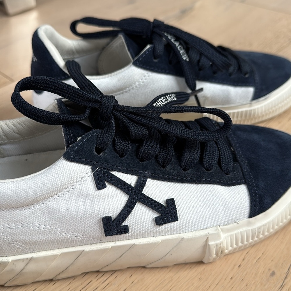 off white vulcanized low blue - Picture 2 of 10